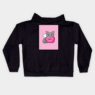 Kitty love Kids Hoodie